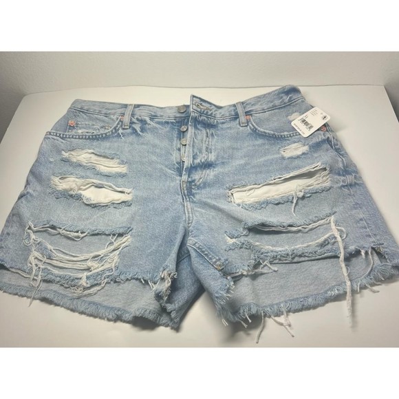 Free People We The Free Maggie - Mid-Rise Shorts  NEW Size 31 - Picture 2 of 8